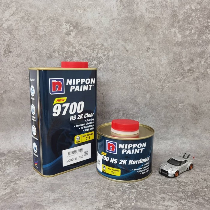 Nippon Nax Premila 9700 21 Top Coat Clear 1Ltr C/W 210 2K Hardener 0.5Ltr